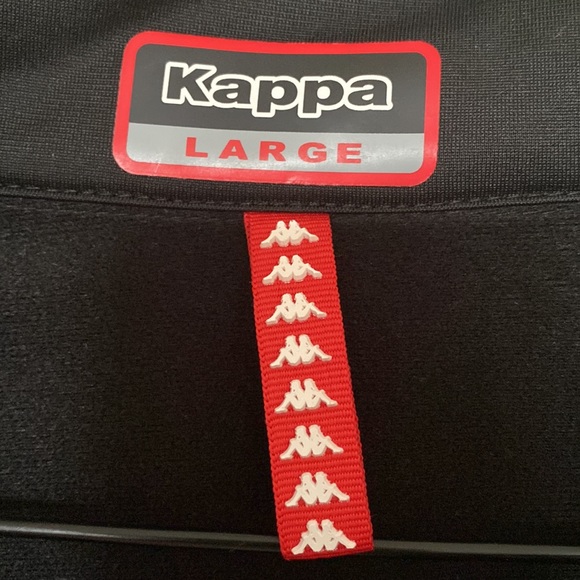 Kappa Track Jacket size large. Colours are black and gold - Picture 5 of 6